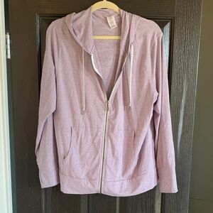 Lilac Women's Zip-Up Hoodie